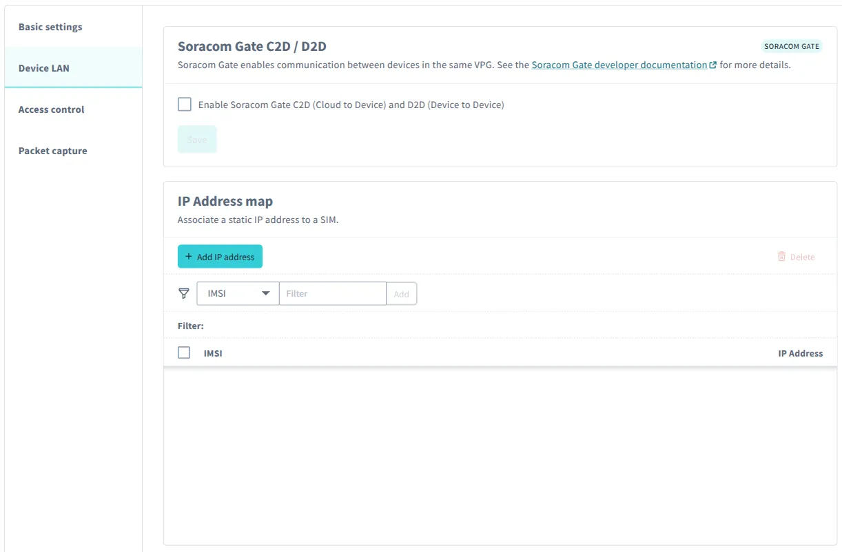 Configure VPG
