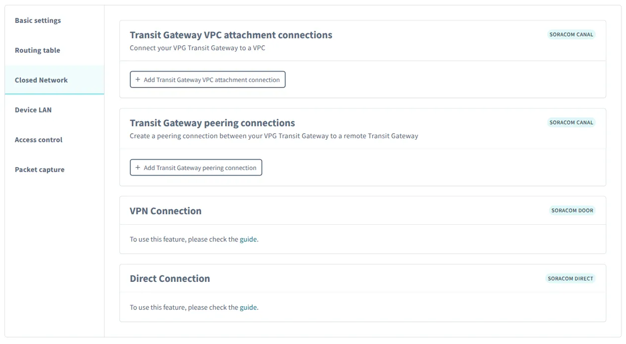 Configure VPG