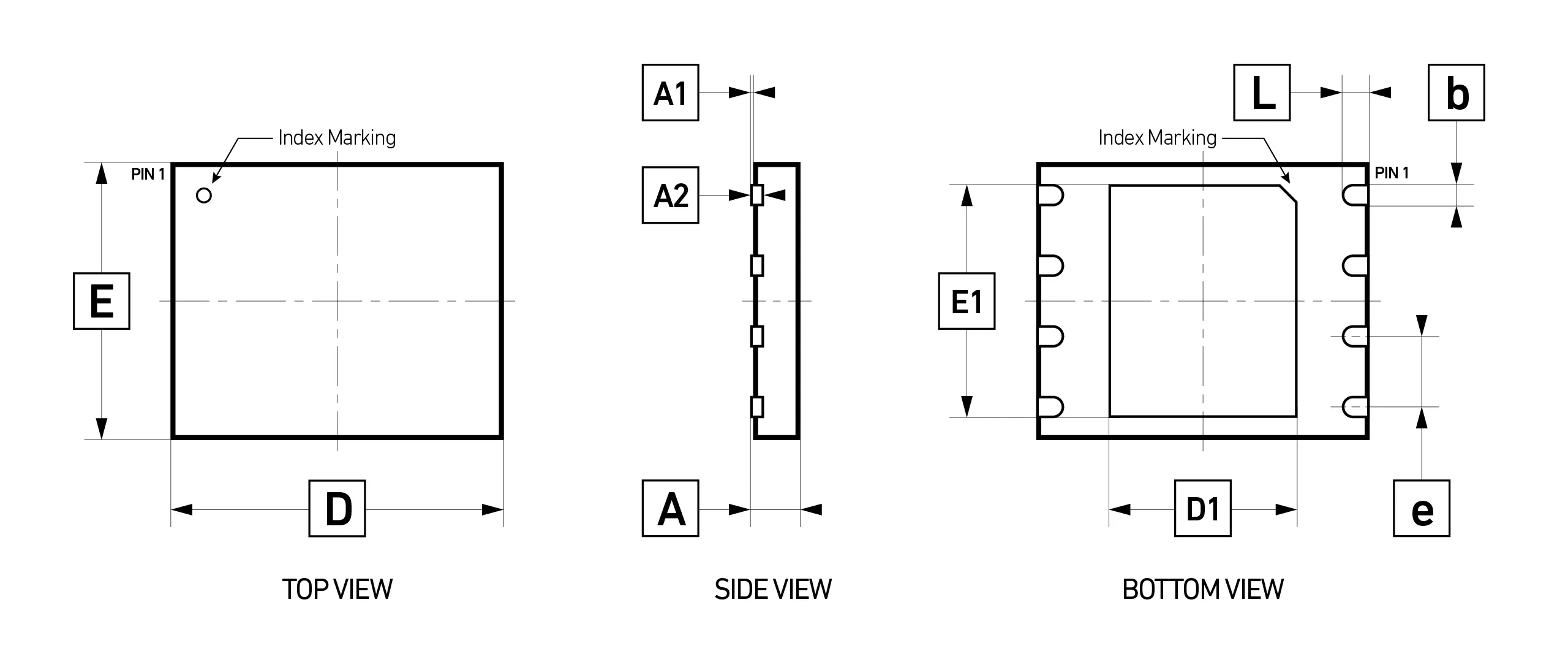Embedded SIM mechanical drawing