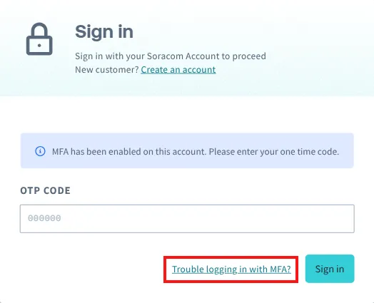 Revoke MFA link