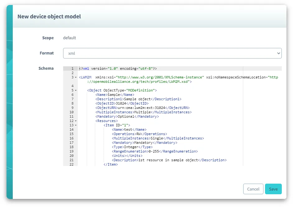 New device object model
