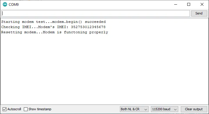 Serial Monitor
